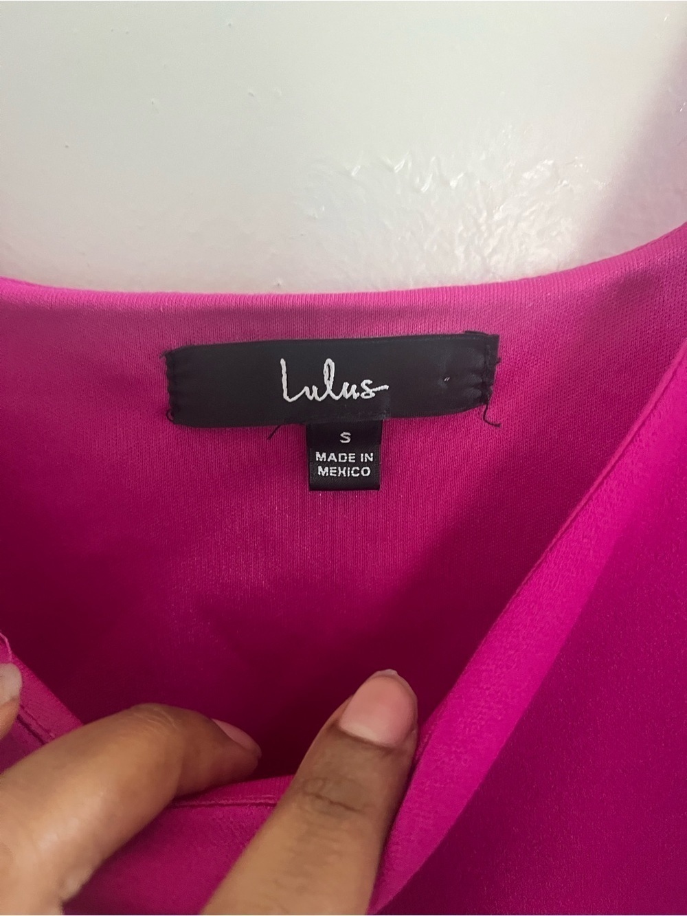 Lulu's Bright Fuchsia Square-Neck Crop Tank - Picture 2 of 4